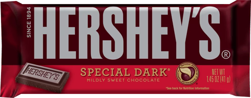 Hershey's Special Dark Chocolate 1.45 oz (36 Bars Per Box)